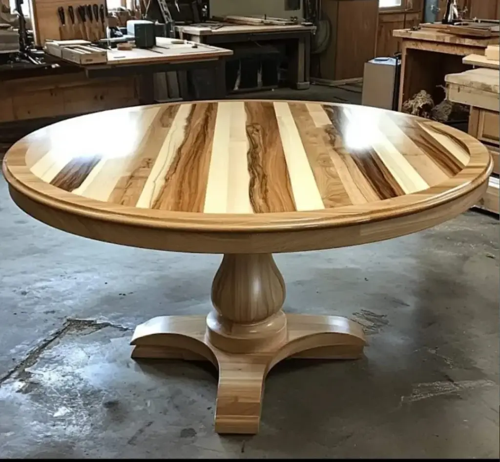 Round dining table