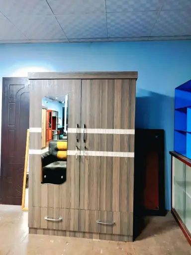 Contemporary Wardrobe with Mirror