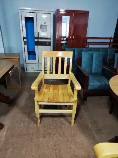 Wooden armchair