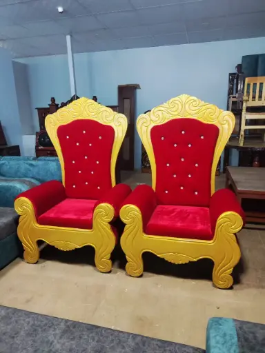 Throne chairs or ceremonial armchairs